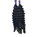 Deep wave bulk hair